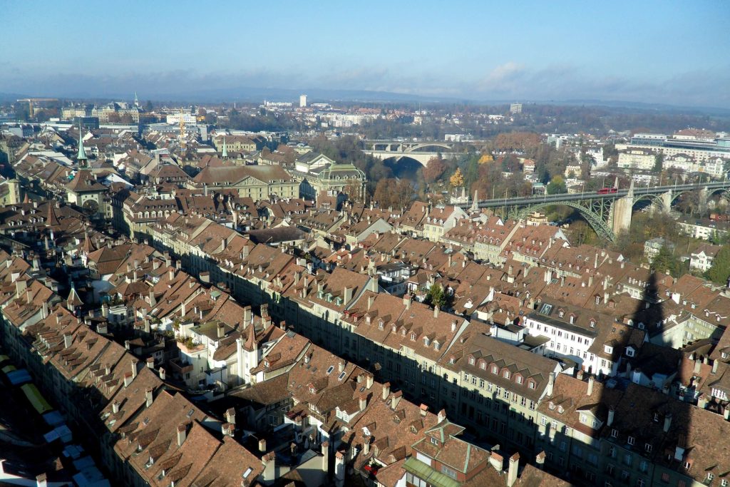 Vistas desde la Catedral de Berna