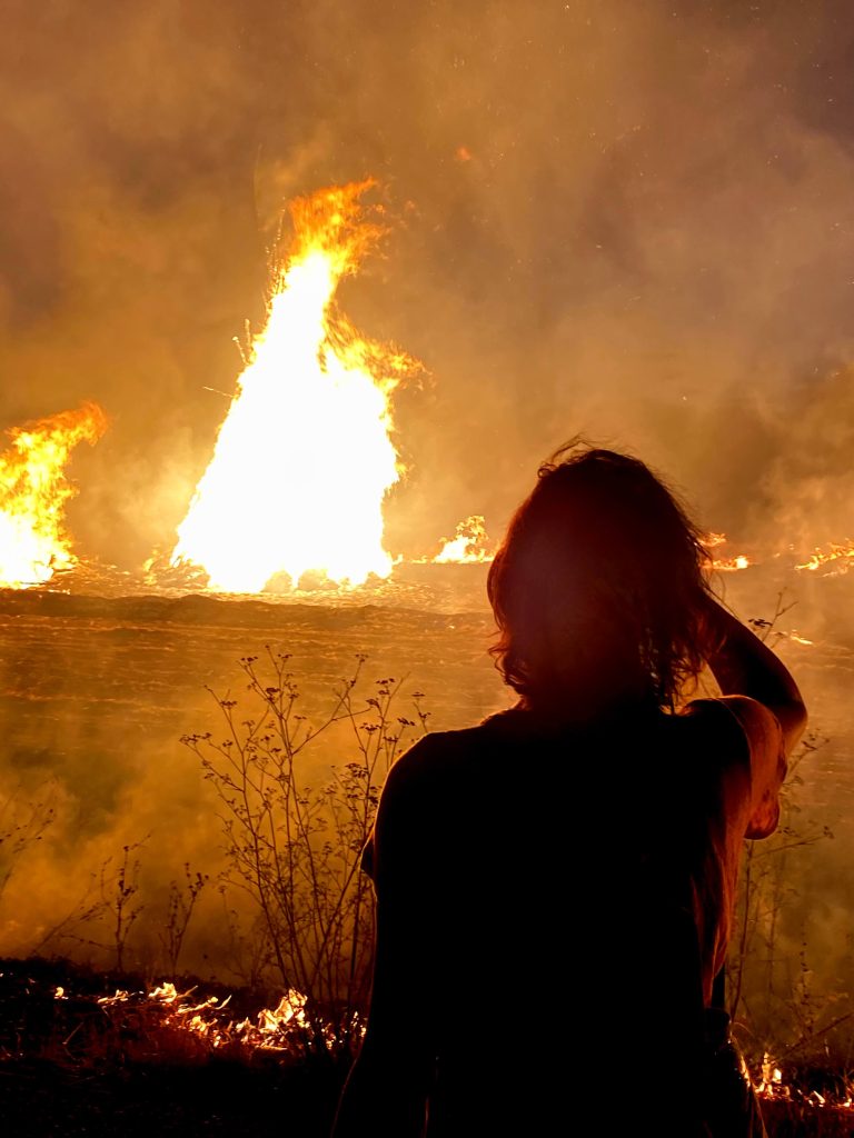 Procesion del fuego Humanes