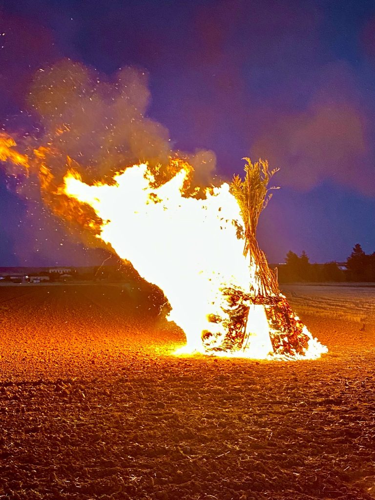 Procesion del fuego Humanes