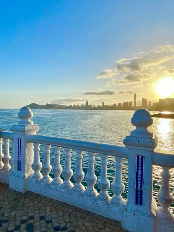 imagen atardecer Balcón del Mediterraneo